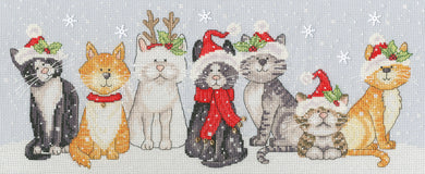 Festive Felines Cross Stitch Kit - Bothy Threads