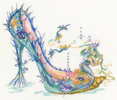 The Siren (Shoes) Cross Stitch Kit - Bothy Threads