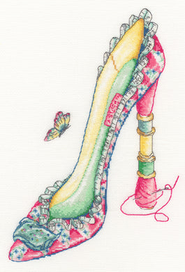 A Stitch in Time (Shoes) Cross Stitch Kit - Bothy Threads
