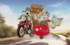Cracking Holidays! Cross Stitch Kit featuring Wallace & Gromit with 16 count Aida and complete stitching materials