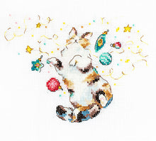 Load image into Gallery viewer, Cat&#39;s Happiness Cross Stitch Kit
