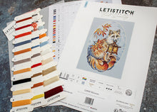Load image into Gallery viewer, Fox (Kitsune) Cross Stitch Kit