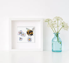 Load image into Gallery viewer, Furry Bumblebee Cross Stitch Kit