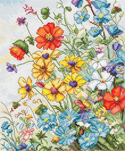 Wildflowers Cross Stitch Kit