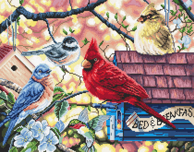 Springtime Songbirds Cross Stitch Kit