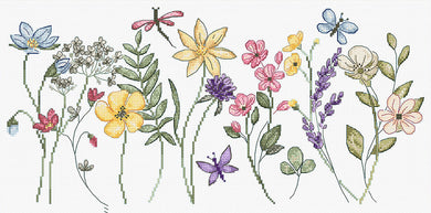 Summer Bloom Cross Stitch Kit