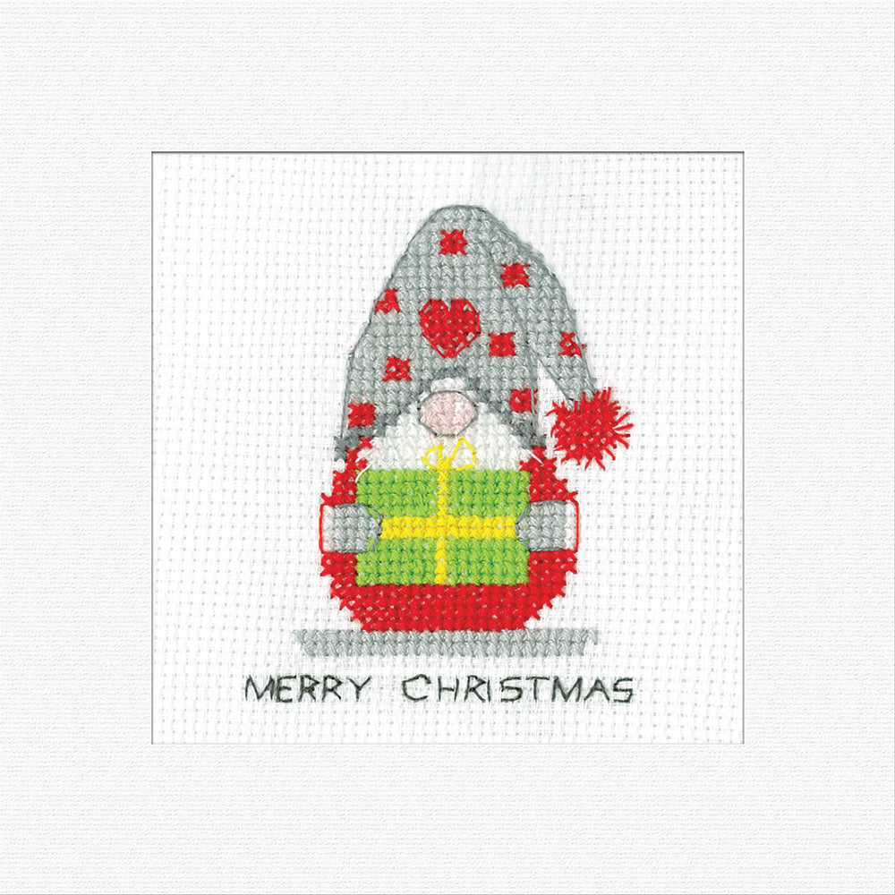 Gonk Christmas Gift Cross Stitch Kit