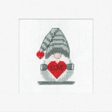 Gonk Love Card Cross Stitch Kit