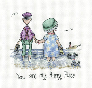 Happy Place Cross Stitch Kit