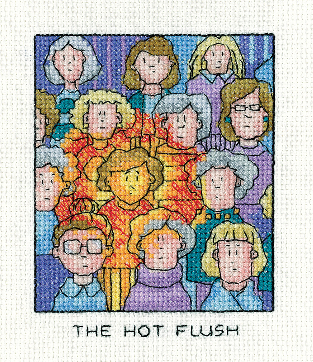 The Hot Flush Cross Stitch Kit