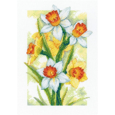 Spring Glow - Daffodils Cross Stitch Kit