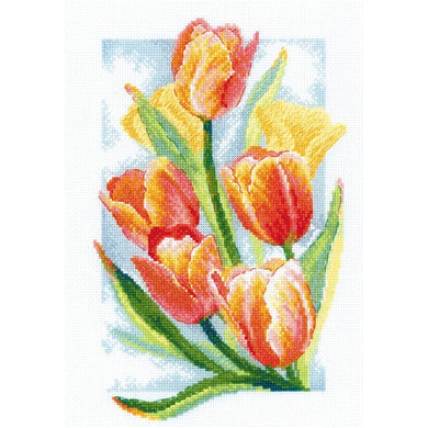 Spring Glow - Tulips Cross Stitch Kit