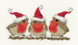 Festive Robins Cross Stitch Kit