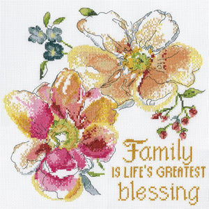Family Blessing Cross Stitch Kit