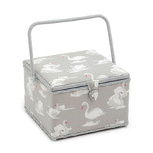 Load image into Gallery viewer, Swans Pebble Sewing Basket - Large