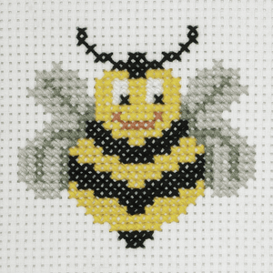 Bee First Cross Stitch Kit
