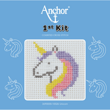 Load image into Gallery viewer, Unicorn Cross Stitch Kit