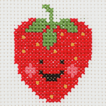 Load image into Gallery viewer, Strawberry Cross Stitch Kit