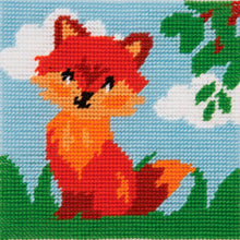 Load image into Gallery viewer, Friendly Fox First Tapestry Kit