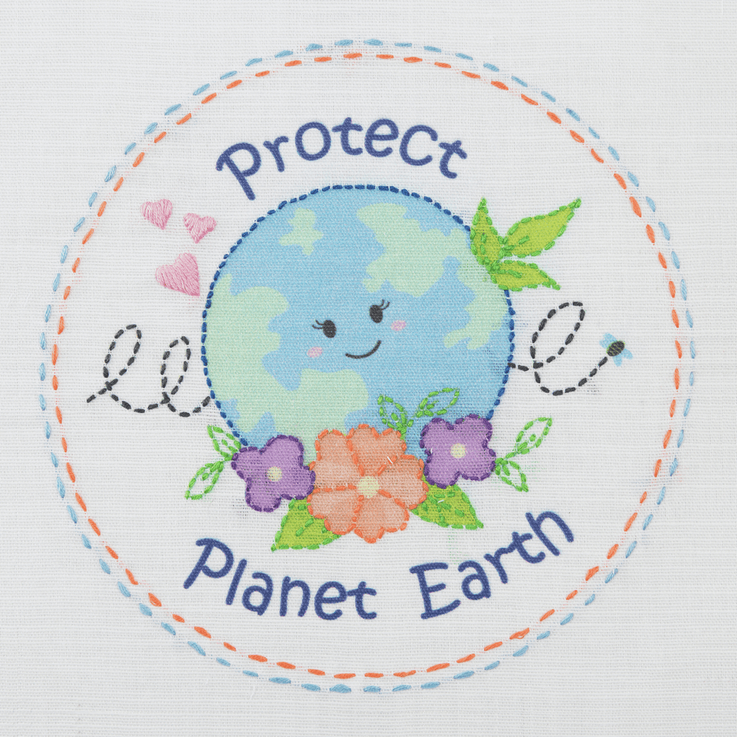 Love Earth Embroidery Kit
