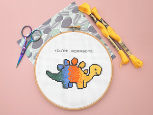 Dinosaur Cross Stitch Kit