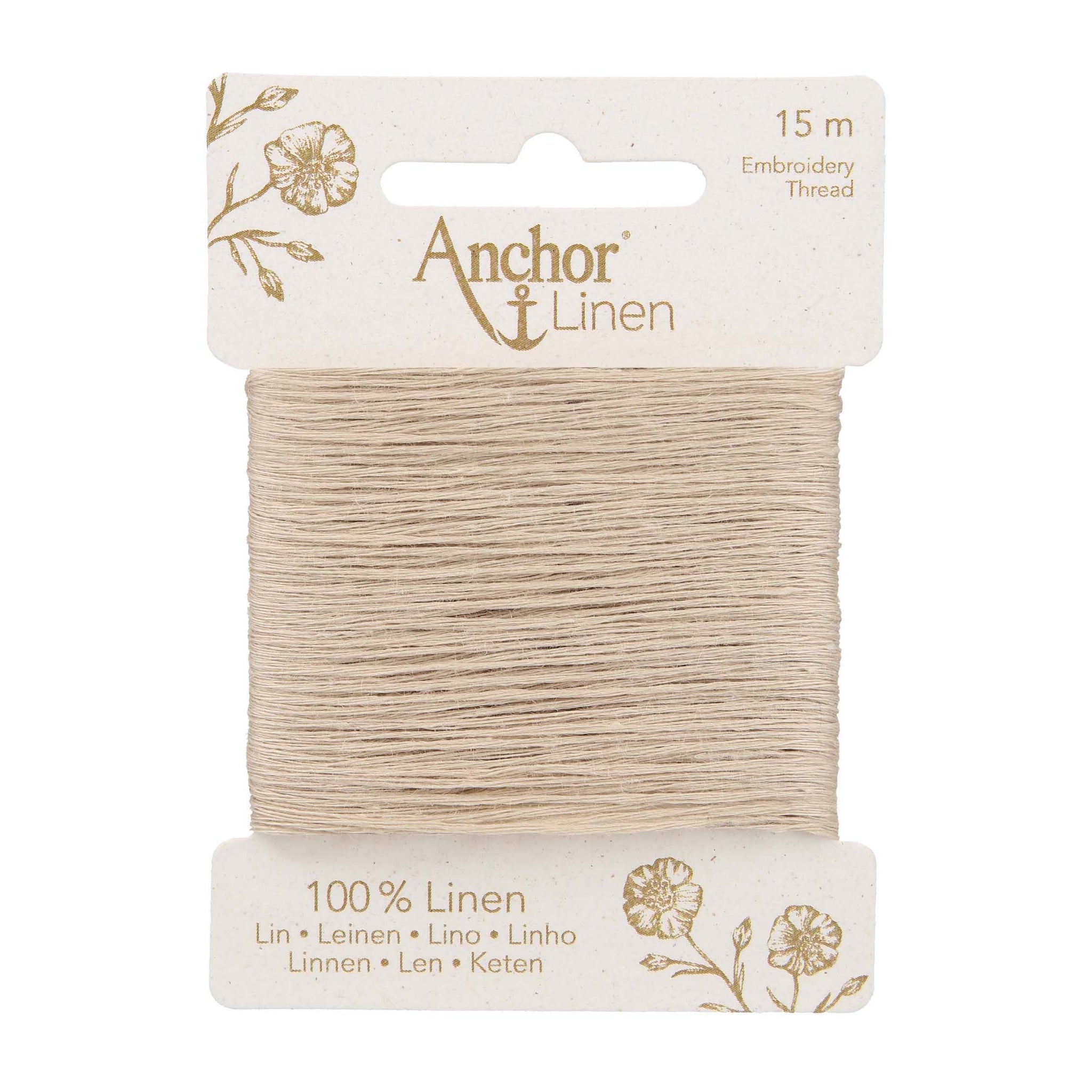 0003 ~ Bone ~ Anchor Linen Thread – Cotton Club Crafts