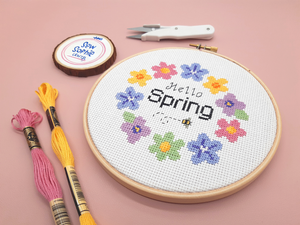 Hello Spring Cross Stitch Kit