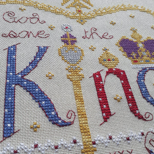 God Save the King Cross Stitch Kit