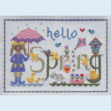 Load image into Gallery viewer, Hello Spring Cross Stitch Kit