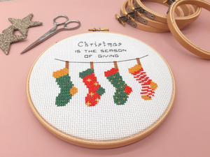 Christmas Stockings Cross Stitch Kit