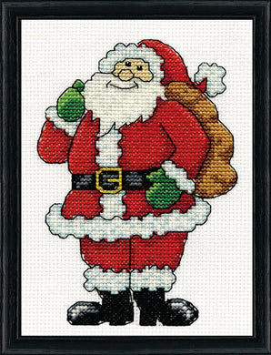 Santa Christmas Cross Stitch Kit