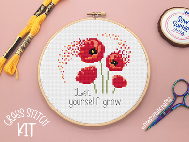 Let Yourself Grow Cross Stitch Kit