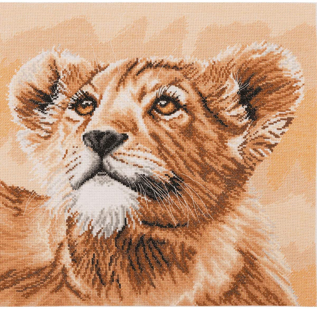 Lion Cub ~ Little Princess Cross Stitch Kit