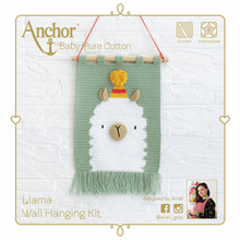 Load image into Gallery viewer, Llama Wall Hanging Crochet Kit