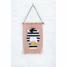 Load image into Gallery viewer, Zebra Wall Hanging Crochet Kit