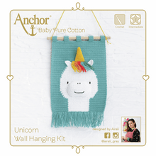 Load image into Gallery viewer, Unicorn Wall Hanging Crochet Kit