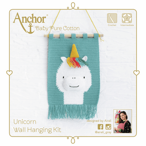 Unicorn Wall Hanging Crochet Kit