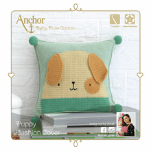 Load image into Gallery viewer, Puppy Cushion Cover Crochet Kit