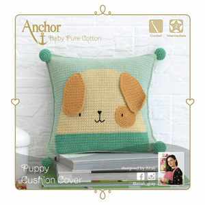 Puppy Cushion Cover Crochet Kit