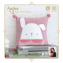 Load image into Gallery viewer, Bunny Cushion Cover Crochet Kit