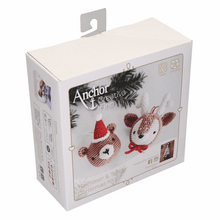 Load image into Gallery viewer, Amigurumi Christmas Reindeer and Teddy Crochet Kit
