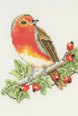 Red Robin Starter Cross Stitch Kit
