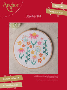 Floral - Modern Graphic Cross Stitch Kit