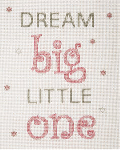 Dream Big (Pink) Cross Stitch Kit