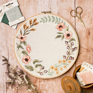 Summer Wreath (Meadow Collection) Cross Stitch Kit