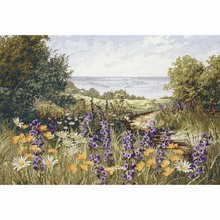 Load image into Gallery viewer, Clifftop Footpath Cross Stitch Kit