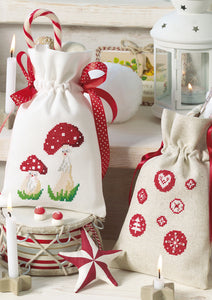 Toadstool Pair and "Circles" Gift Bags ~ Downloadable PDF