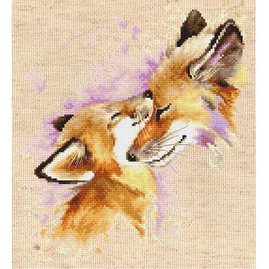 Foxes (Mothers Love) Cross Stitch Kit