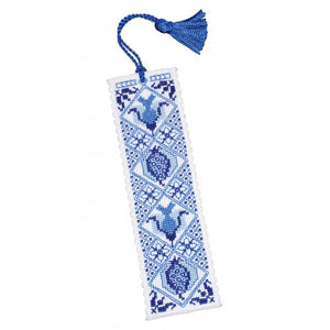 Delft Blue - Cross Stitch Bookmark Kit