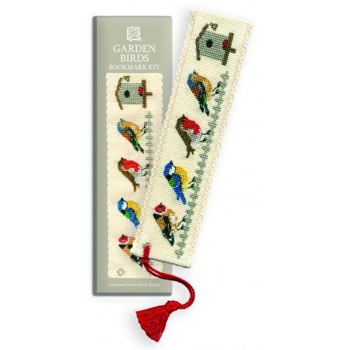Garden Birds - Cross Stitch Bookmark Kit